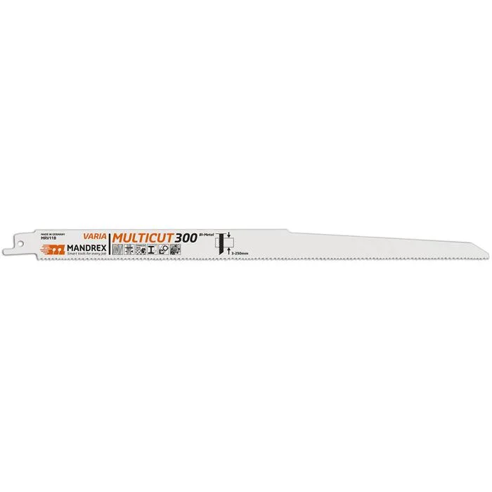 Mandrex MULTICUT VARIA Tigersågblad 300 mm