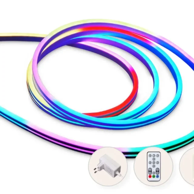Llitt Alexandra LED-strip kit, RGBIC, neon smart 5 m