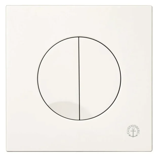 Gustavsberg Triomont XS Spolknapp dubbelspolning Blank krom
