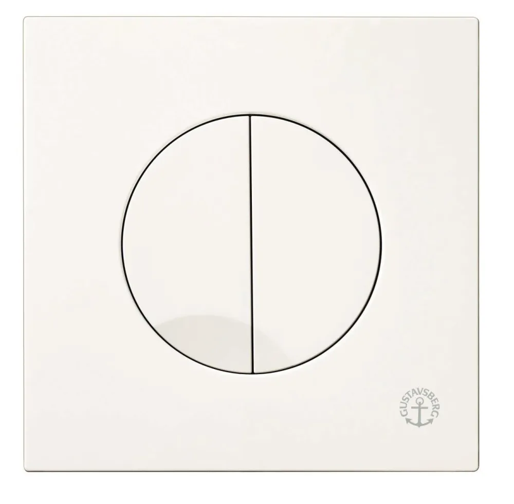 Gustavsberg Triomont XS Spolknapp dubbelspolning Blank krom