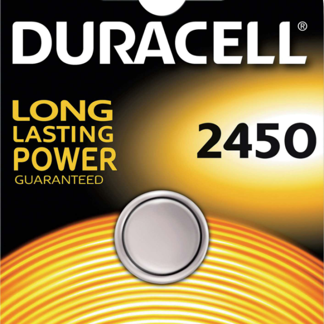 BATTERI LITIUM 2450 DURACELL 3V