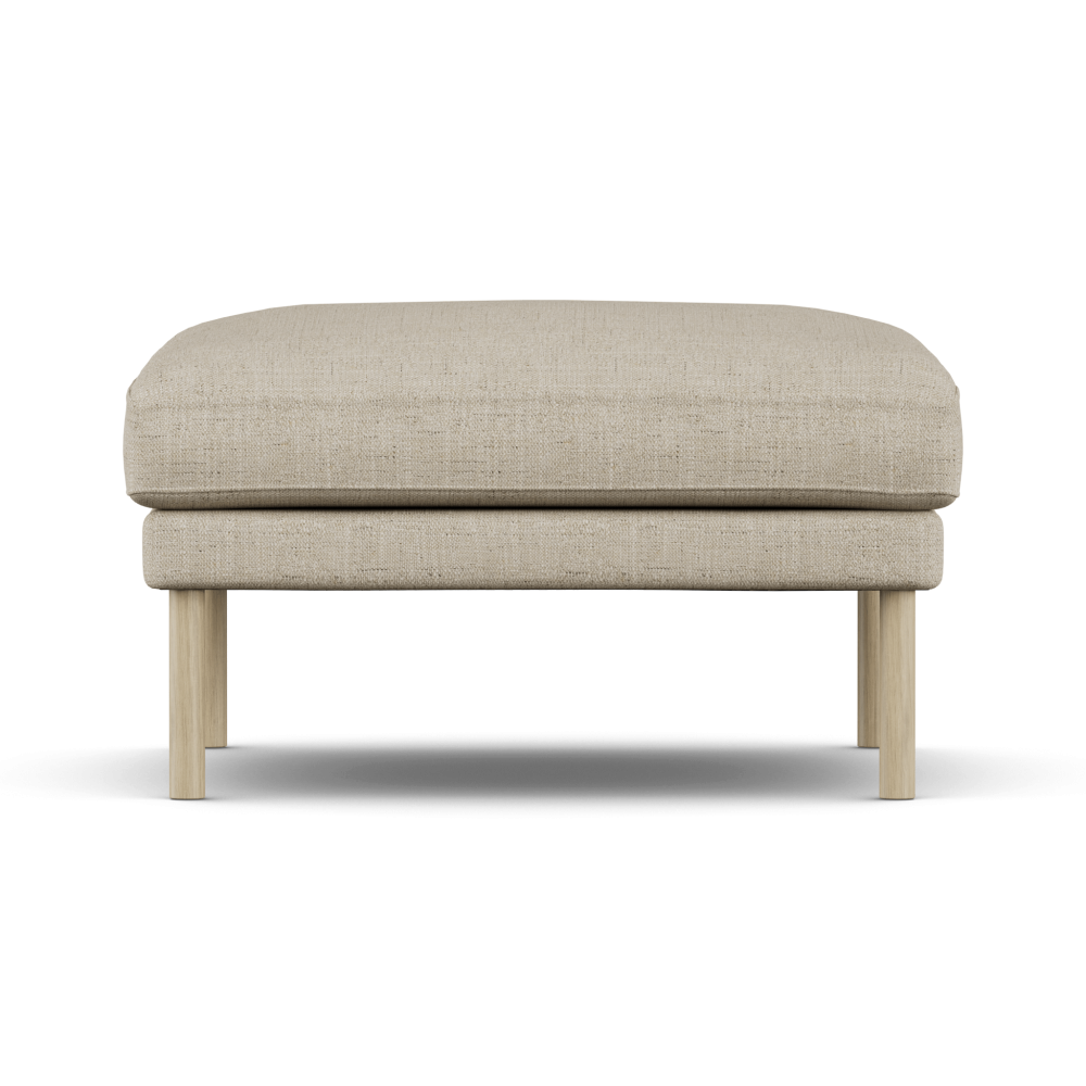 Linnevik fotpall, Bern Beige 0341-vitoljad ek