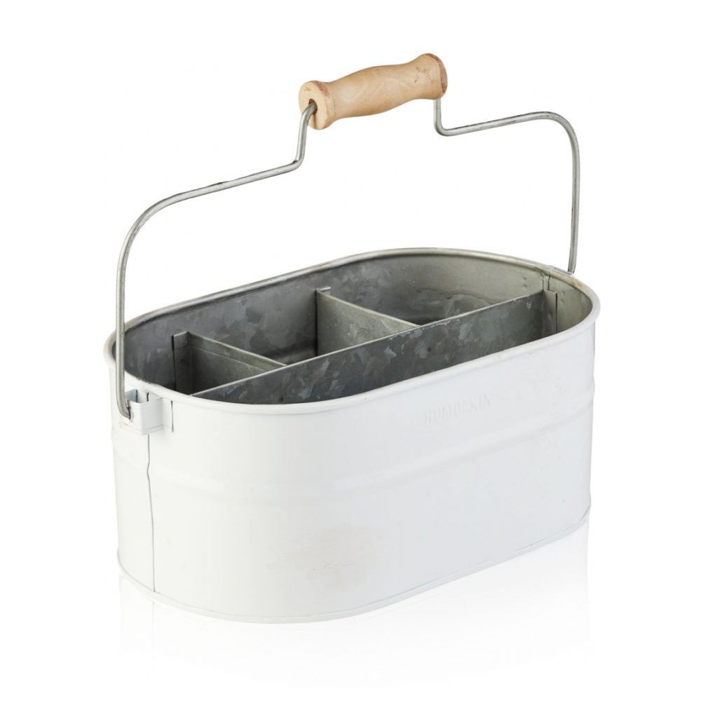 Humdakin System bucket förvaringslåda 30x19 cm, White