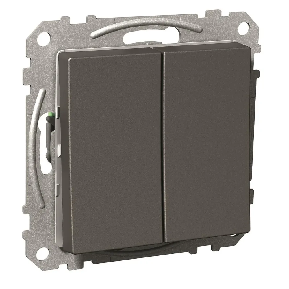Schneider Electric Exxact Strömbrytare antracit Kronomkopplare, skruvklämma - Bild 2