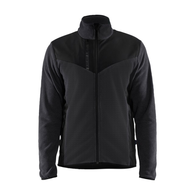 JACKA BLÅKLÄDER 5942 2536 STICKAD SOFT, SHELL ANTRACITGRÅ/SVART XXL