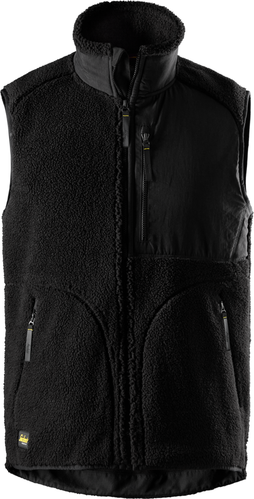 TEDDYVÄST SVART STL XS