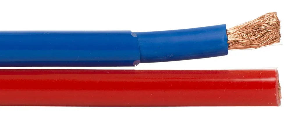 Rutab BITFLEX Anslutningskabel 2 x 16 mm, röd/blå 500 m, trumma