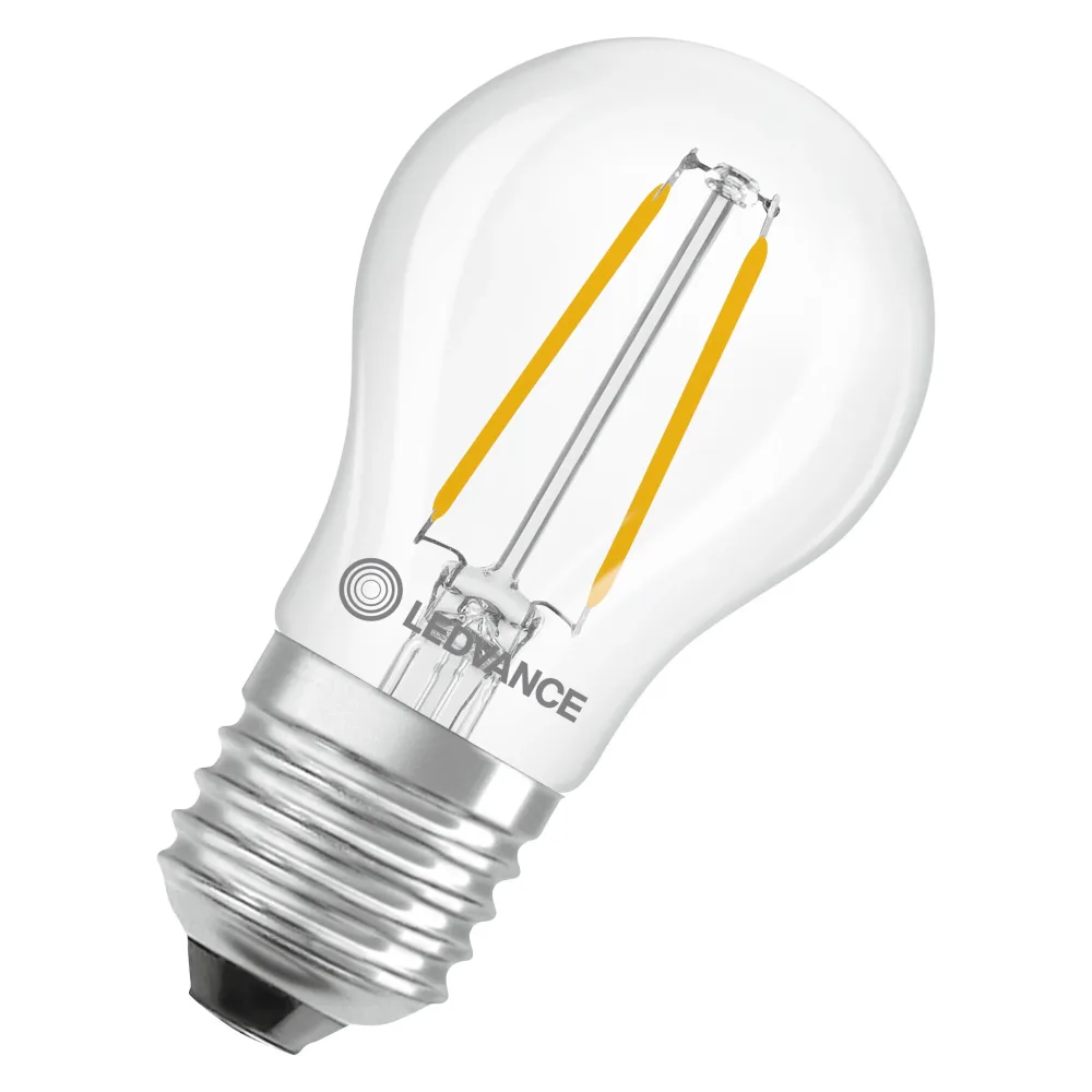 LEDVANCE Performance LED-lampa 1 W, 136 lm, 2700 K, E27, ej dimbar
