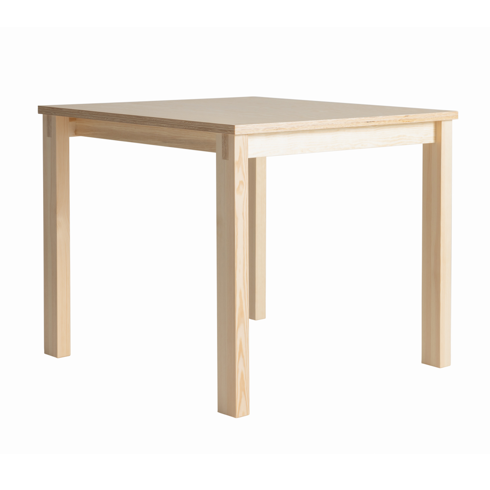016 Maasto Table bord, Matt oljevaxad furu, 90x90x75 cm