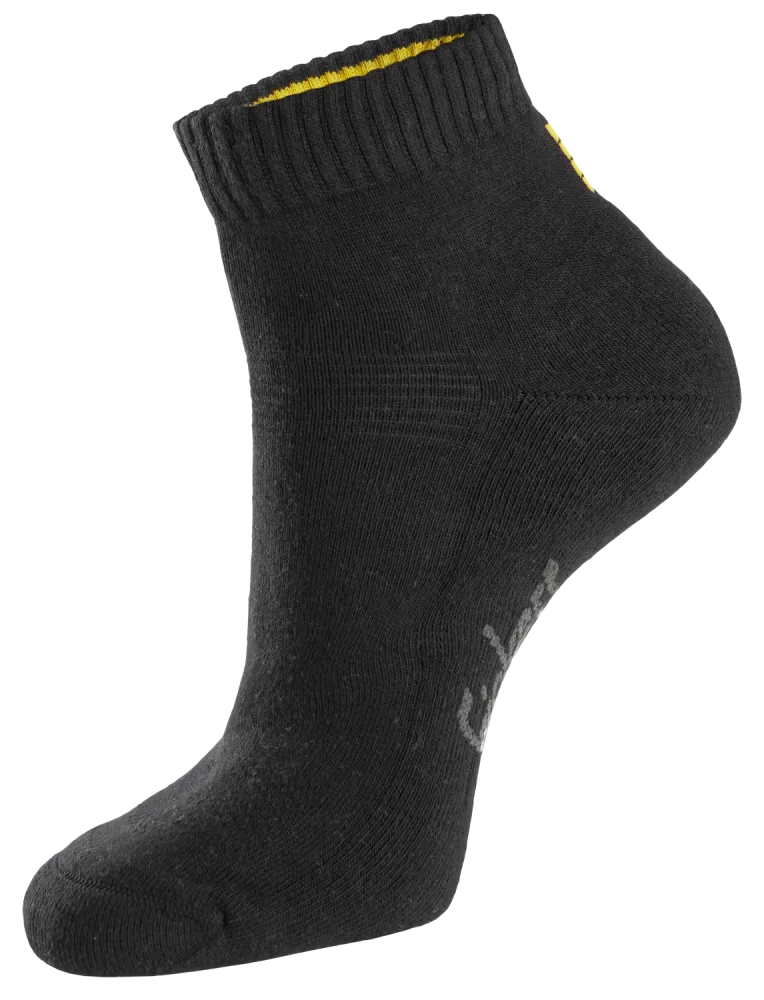 Snickers Workwear 9221-0400 Strumpa 3-pack, svart 45-48