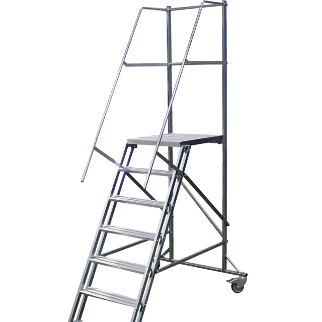 Skeppshultstegen 240-180-1 Arbetsplattform med räcke 1,8 meter
