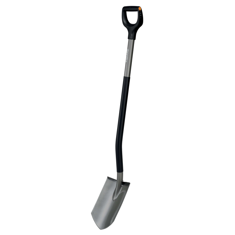 SPADE FISKARS ERGONOMIC SPETSIG GRÅ
