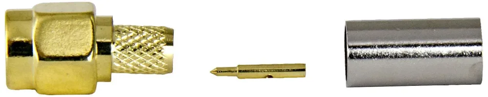 Televes 411601 Kontakt SMA-typ, för 50 ohm SMA-1, hane