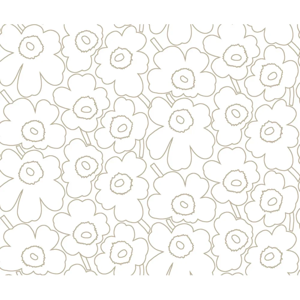 Marimekko 7 Piirto Unikko 25914 Vit Tapet - Midbec | Stuvbutiken