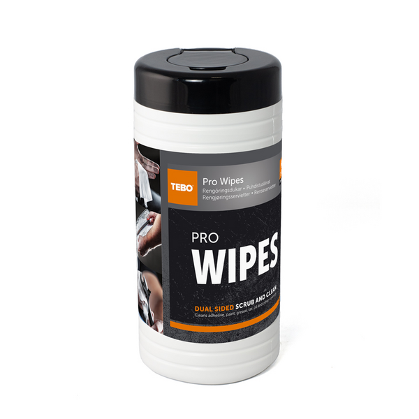 RENGÖRINGSDUKAR TEBO PRO WIPES, 60ST