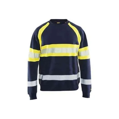 Blåkläder 335911589933XXL Varseltröja svart/varselgul Svart/Varselgul