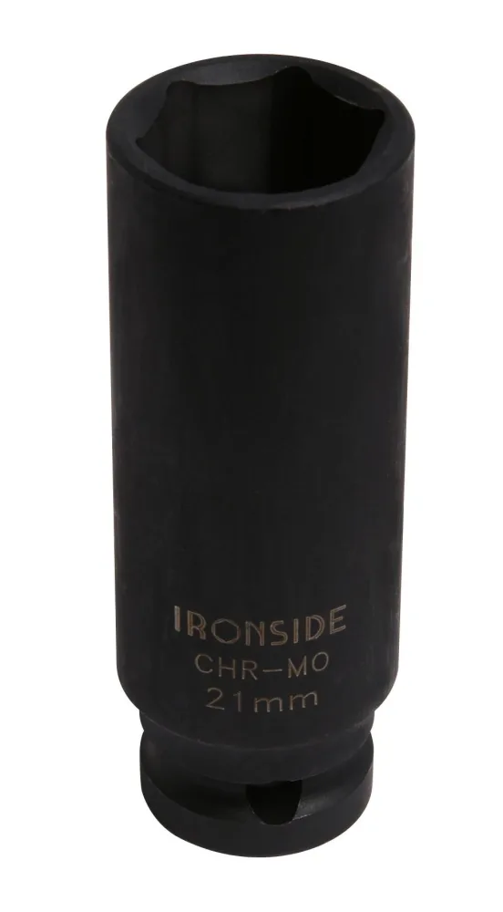 Ironside 116192 Krafthylsa 1/2", längd 78 mm 21 mm
