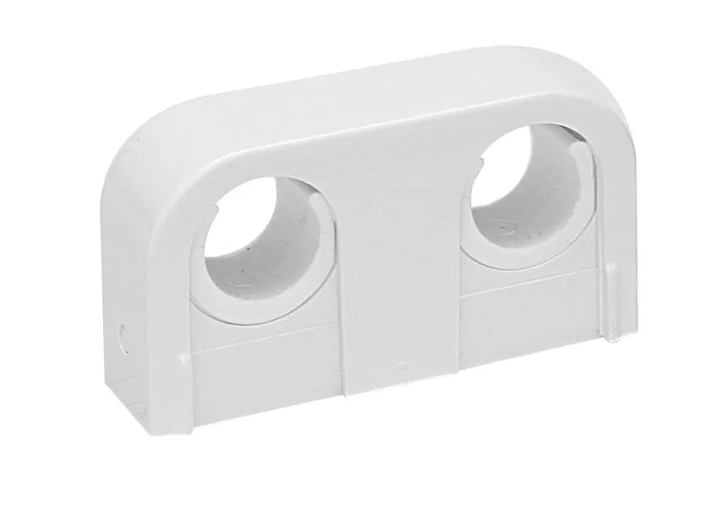 Faluplast Snap 14010 Rörklämma dubbel, 18-22 mm Vit