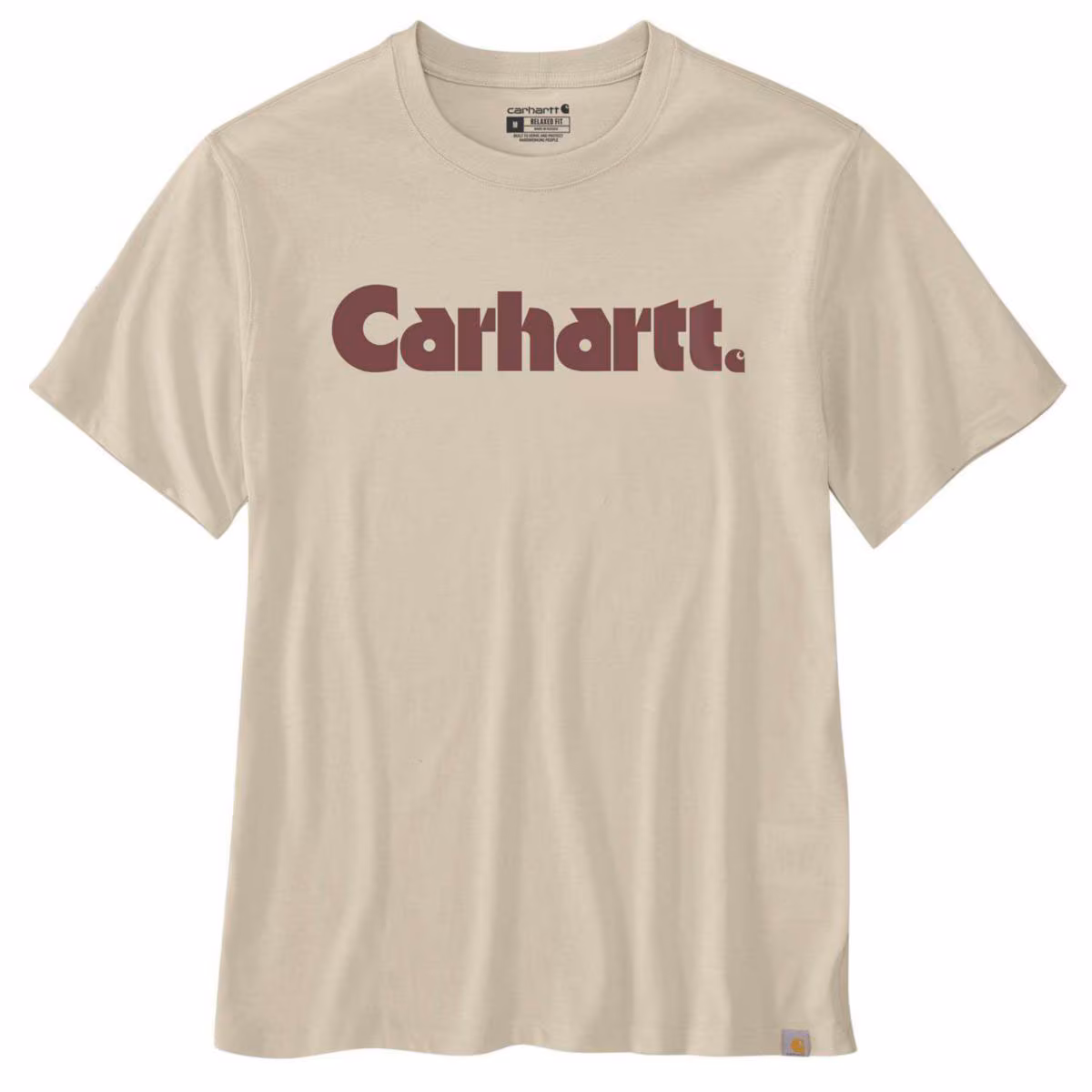 Kjøp Carhartt T-skjorte med logo, kremsfarget