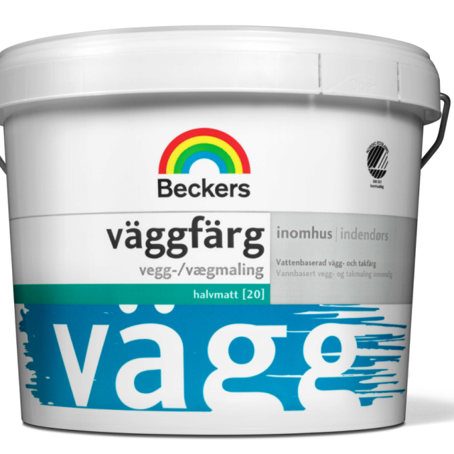 VÄGGFÄRG HALVM VIT/BAS A 9L
