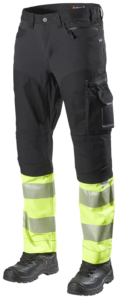 L.Brador 185PB Servicebyxa hi-vis gul, klass 1 C50
