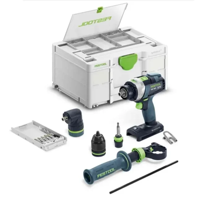 Festool QUADRIVE TPC 18/4 I-Basic-Set Slagskruvdragare utan batteri och laddare