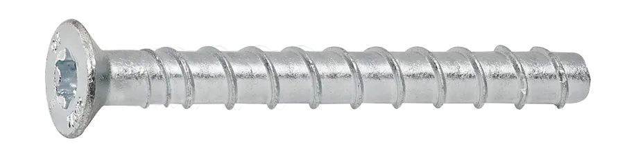 Sormat S-CSA+ CS FZB Betongskruv 6X60/5/20, T30, 100 st 6×60 mm – fixtur 5–20 mm