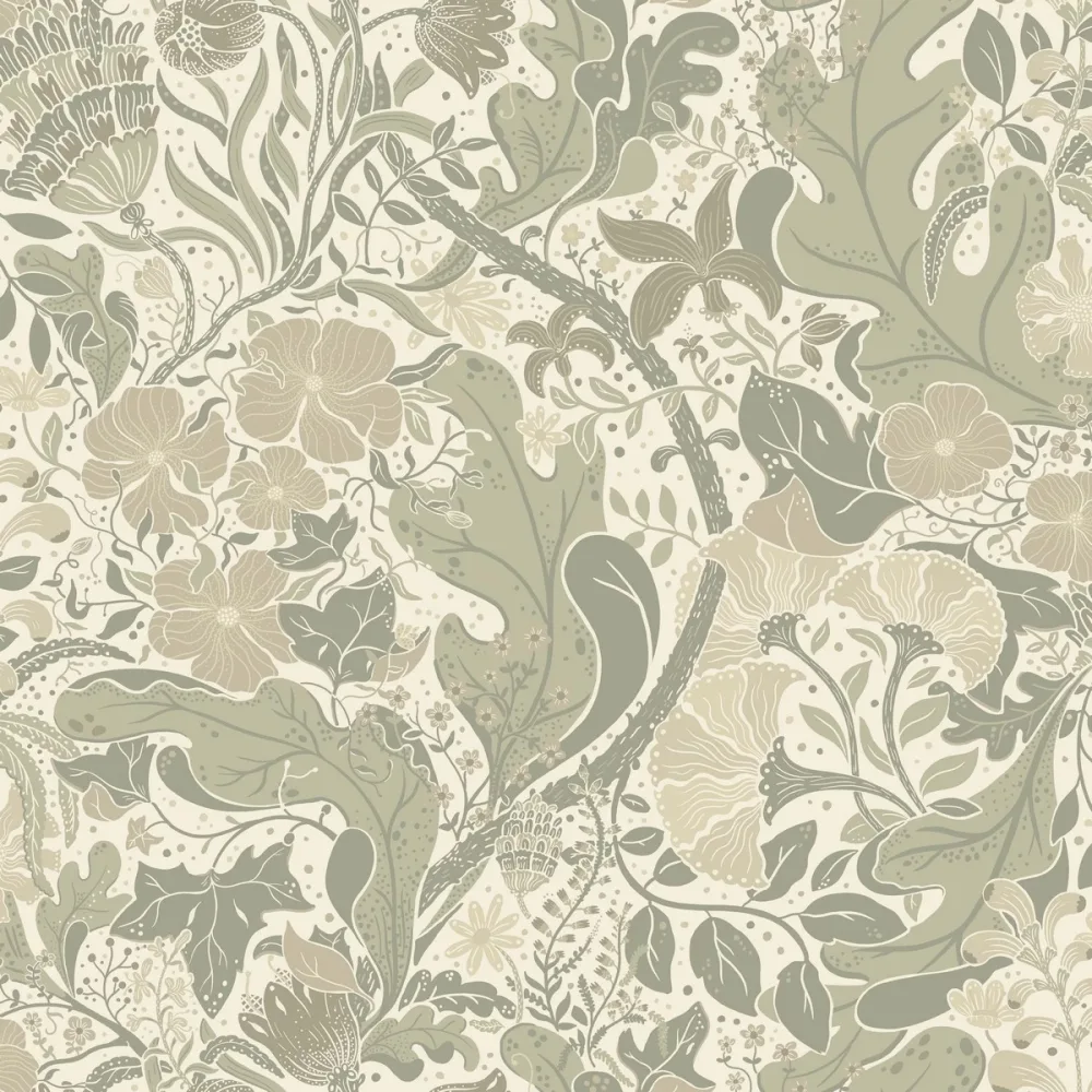 Hjärterum Elise 83105 Beige Tapet - Midbec | Stuvbutiken