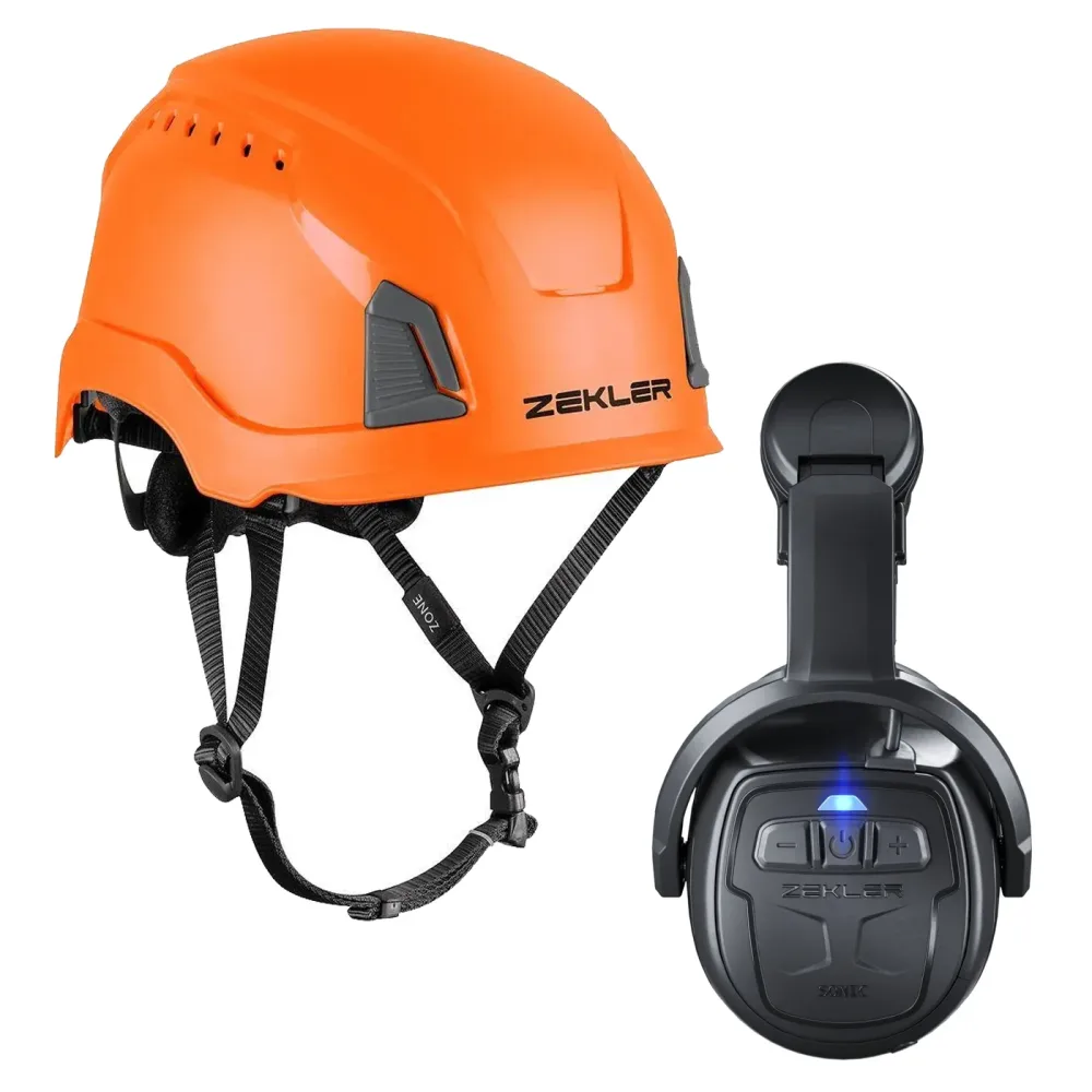 Zekler Sonic 530H + Zone Mips Hörselskyddspaket med skyddshjälm Grön hjälm