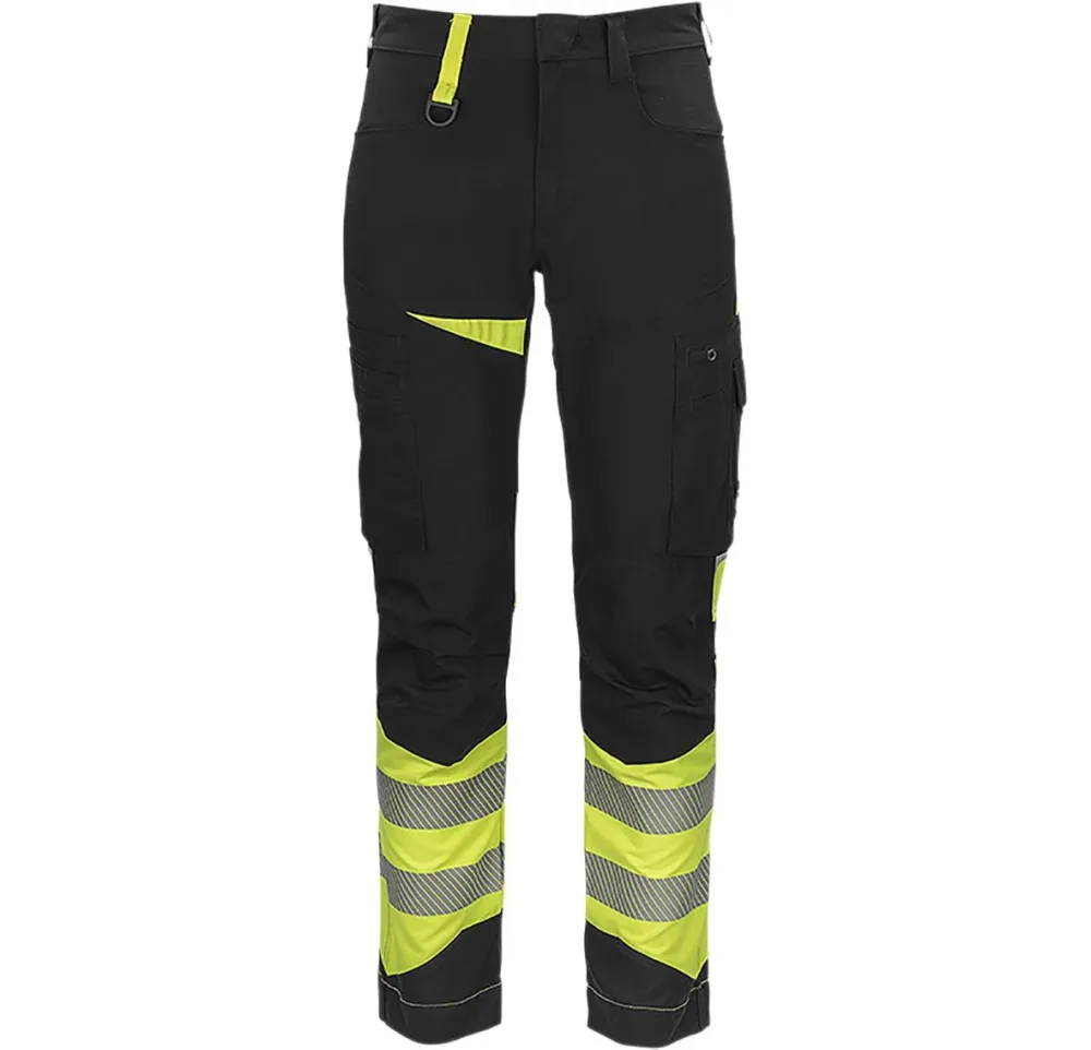 Texstar FP47120991240 Arbetsbyxa Hi-Vis gul/svart Hi-Vis gul/svart