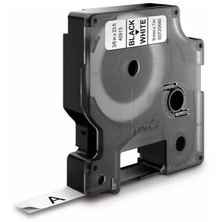 DYMO Standard D1 Tejp 9mm Svart på rött