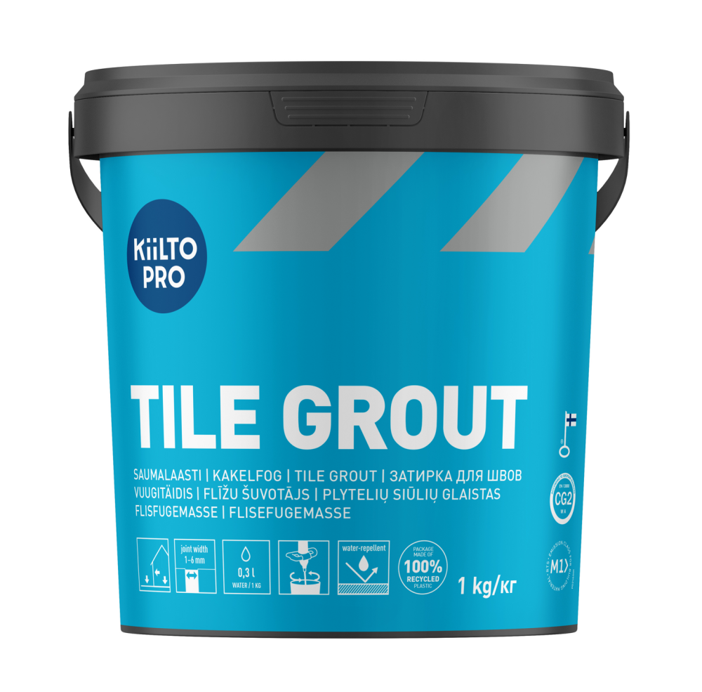 KAKELFOG KIILTO PRO 40 GRÅ 1KG