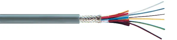 Rutab Novotronic LiYCY Elektronikkabel 8 ledare, Ø9,9 mm, 1 m