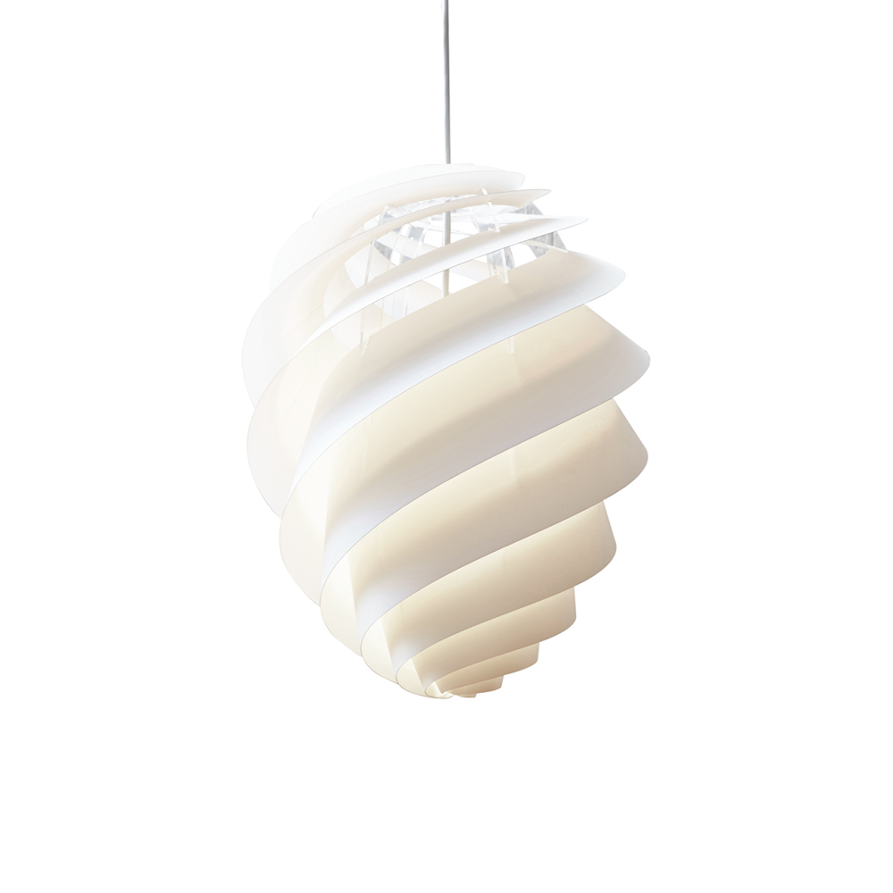 Swirl 2 small pendel, vit