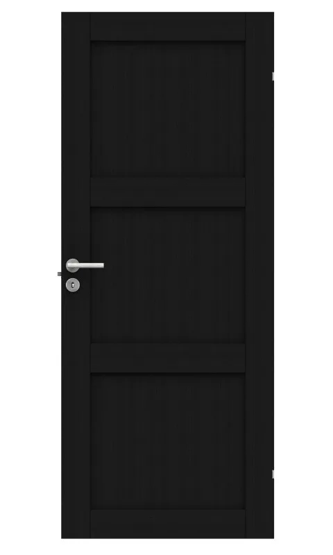 Swedoor Unique 03L Innerdörr svart ek 725x1940 mm - Bild 2