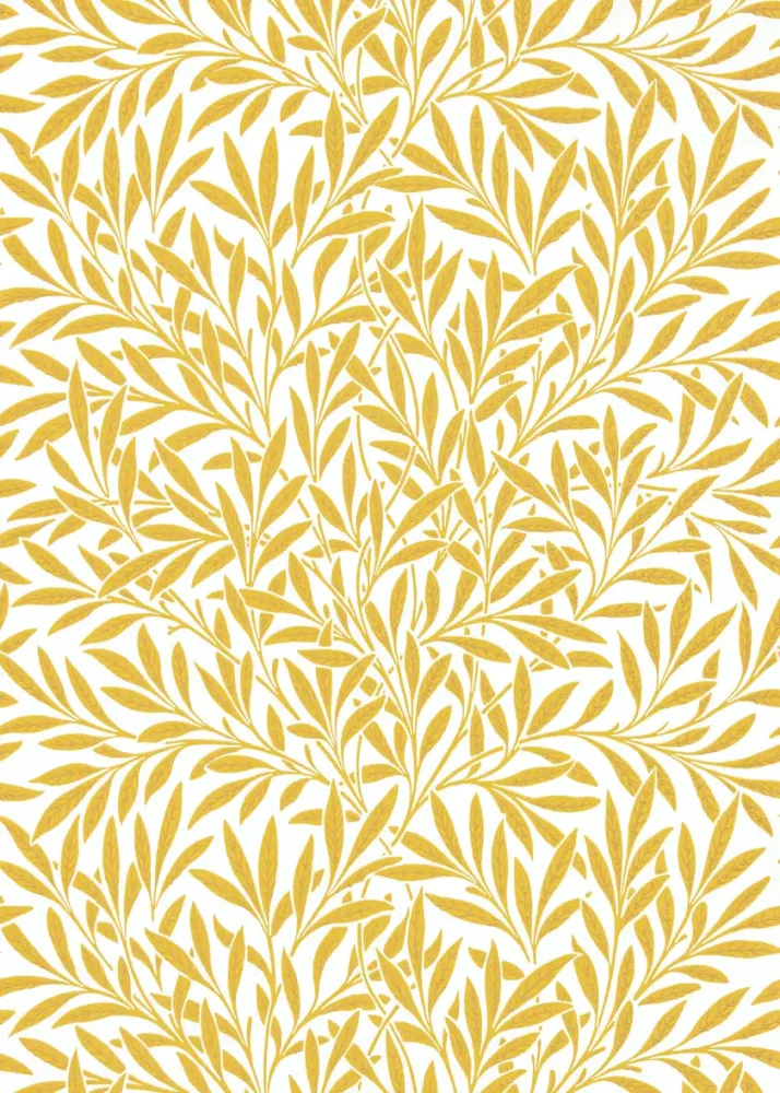 Morris & Co - Willow Yellow Queen Square Wallpapers