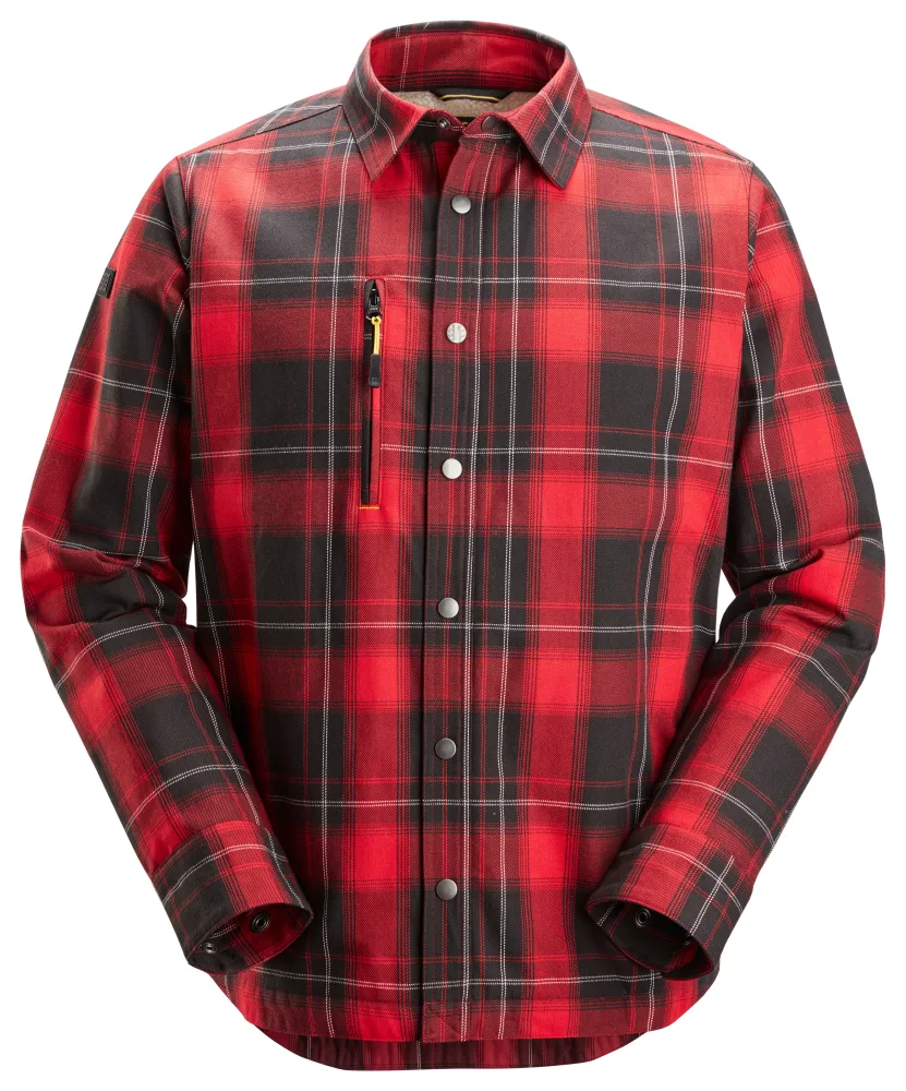 Snickers Workwear 8522-1604 Skjorta röd/svart 3XL