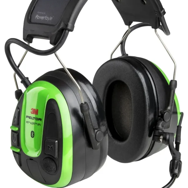 3M Peltor WS ALERT XPV Hörselskydd hjässbygel, solcellsladdning, Bluetooth MultiPoint