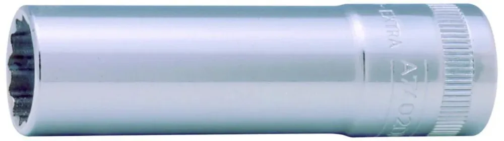 Bahco A7402DZ-19/32 Tolvkanthylsa 3/8", lång modell, tum 19/32"