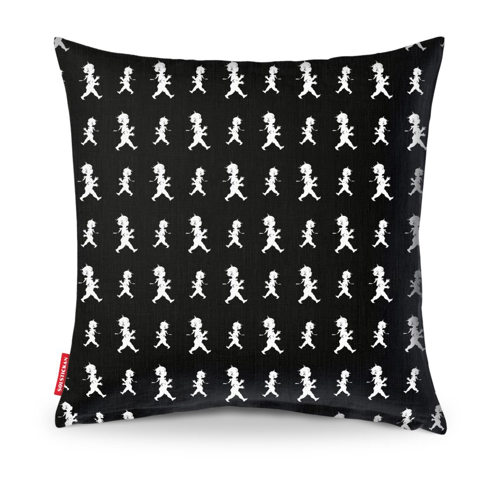 Solstickan kuddfodral 50x50 cm, Svart