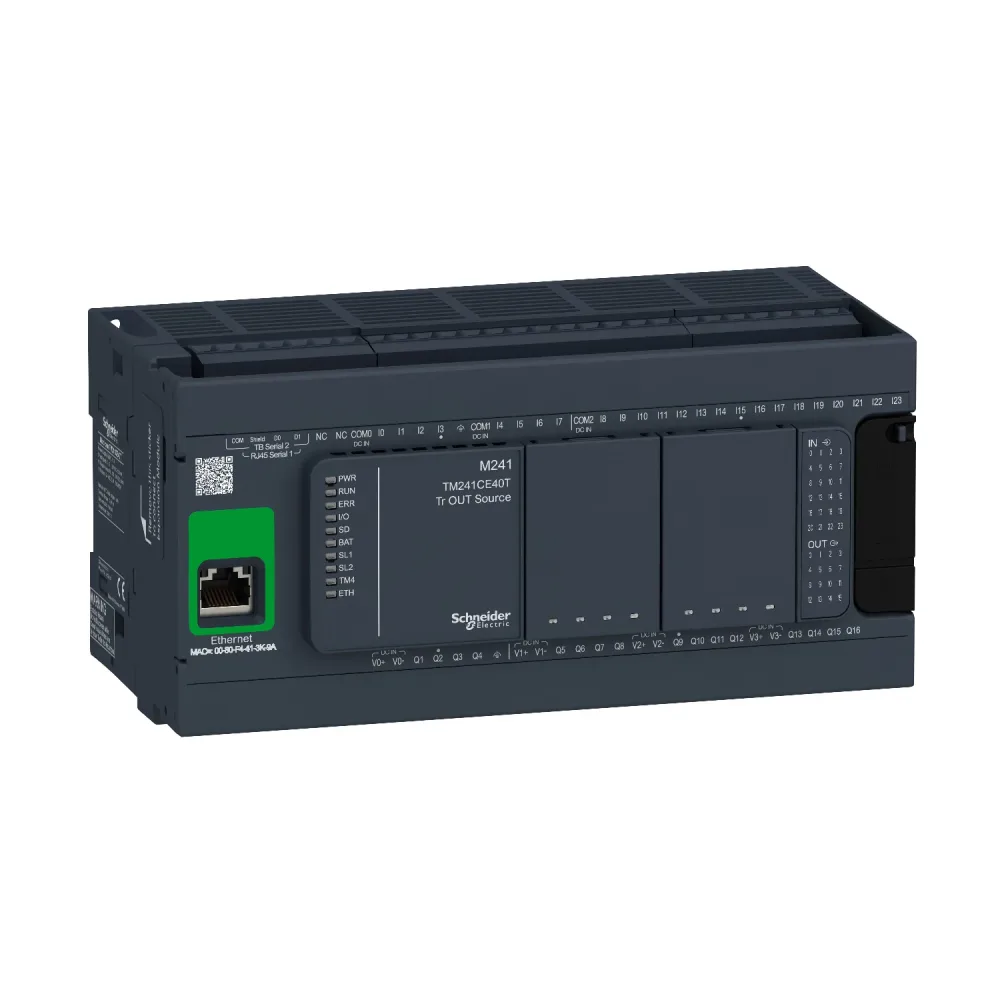 Schneider Electric TM241CE40T Styrenhet digital, 24 VDC 24 ingångar, 16 utgångar - Bild 2