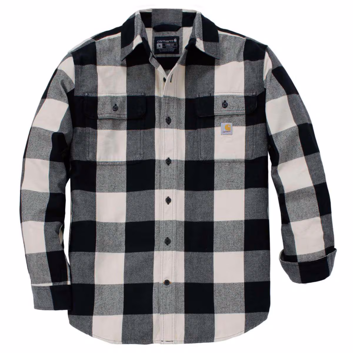 Kjøp Carhartt Rutete skjorte, svart/havremelk