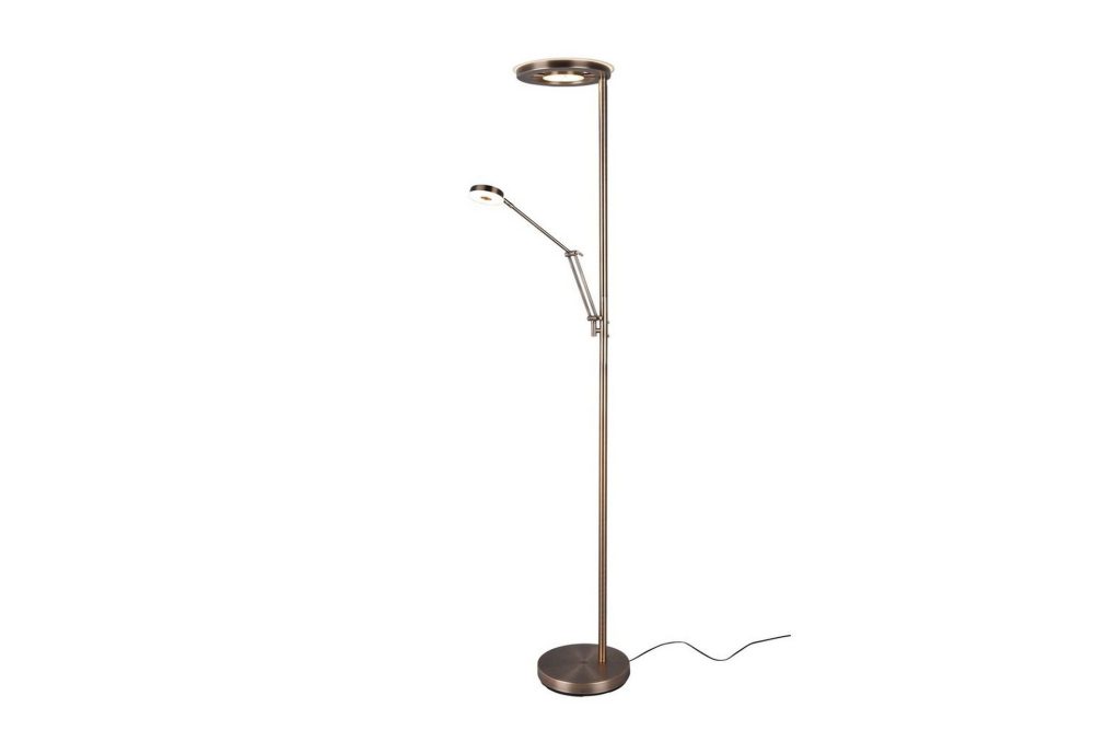 Golvlampa TRIO Barrie Mässing