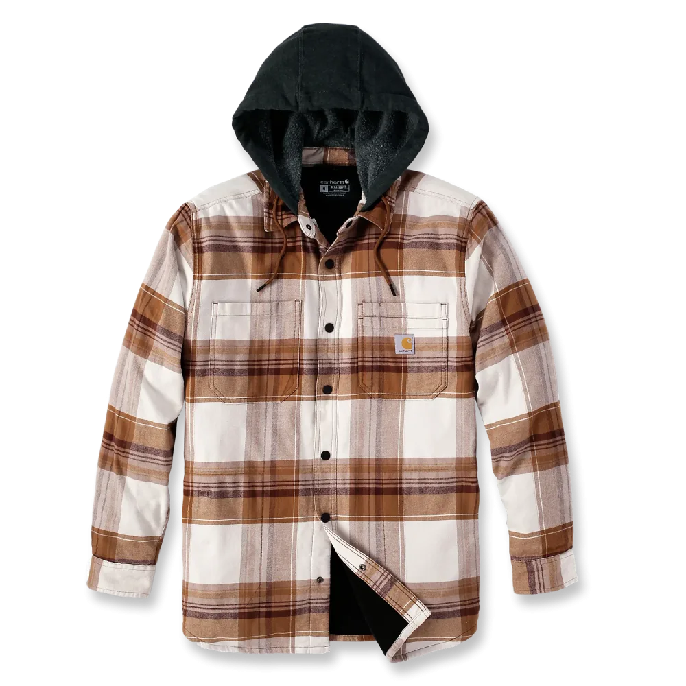 Carhartt 105938211-M Flanellskjorta brun, vit M - Bild 2