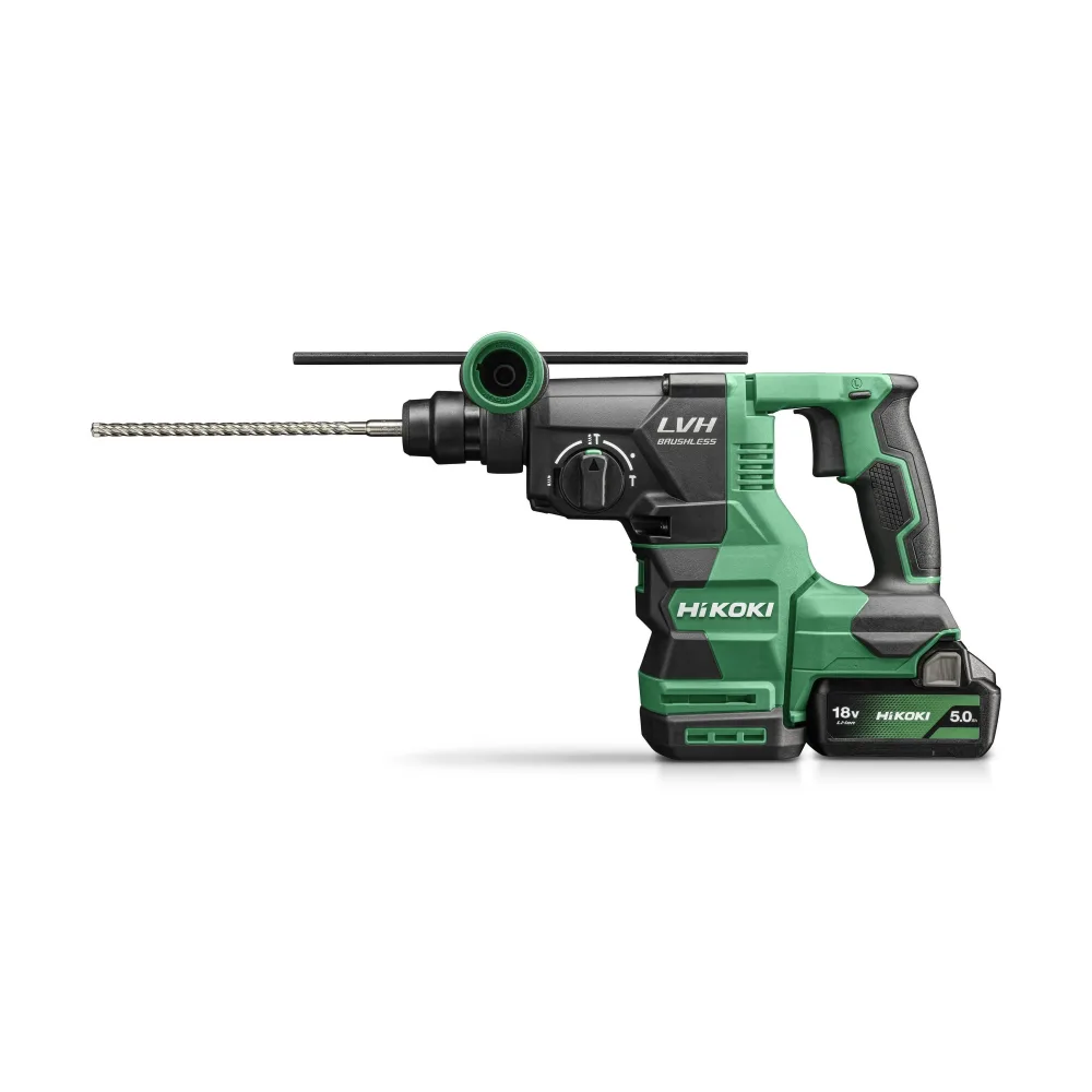 HiKOKI DH1826DA Borrhammare med 5,0 Ah batteri och laddare