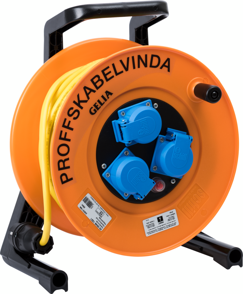 KABELVINDA GELIA PUR UTEBR 3G1,5 25M, UTOMHUSBRUK 3G1,5 25M
