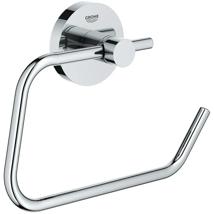 Grohe Essentials Toalettpappershållare utan lock Borstad Hard Graphite
