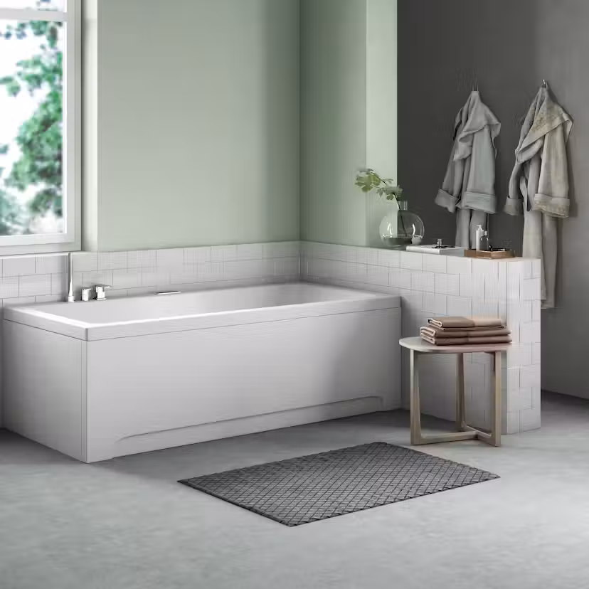Bubbelbadkar Comfornette Monaco BxHxD: 800x610x470 mm, Blandare Elipse, Bottenmassage: Nej, Manöverpanel: Ja, 3kW 16A, Längd: 1700 mm, Ljusterapi: Ja, Belysning: Ja, Comfort, 245 l, Vänster, 1700x800