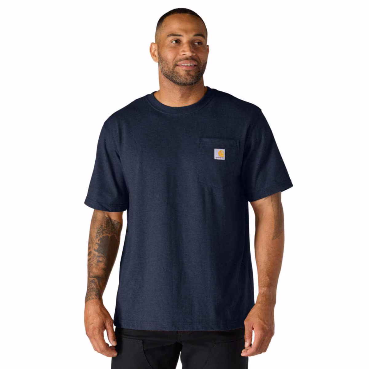 Kjøp Carhartt T-skjorte, Pocket, Marineblå