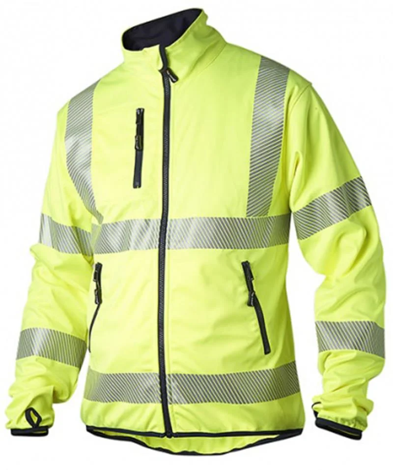 Top Swede 7721G Softshelljacka varsel, gul 3XL